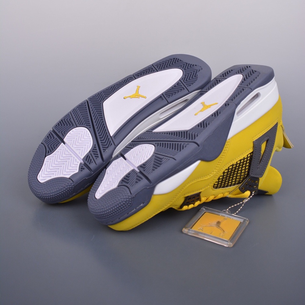 Jordan Yellow and Black Men's Shoes - Picture 4 of 5